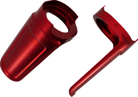 Arlen Ness Method Red Fork Guards for 2014-2024 Harley Touring Bagger 120-021