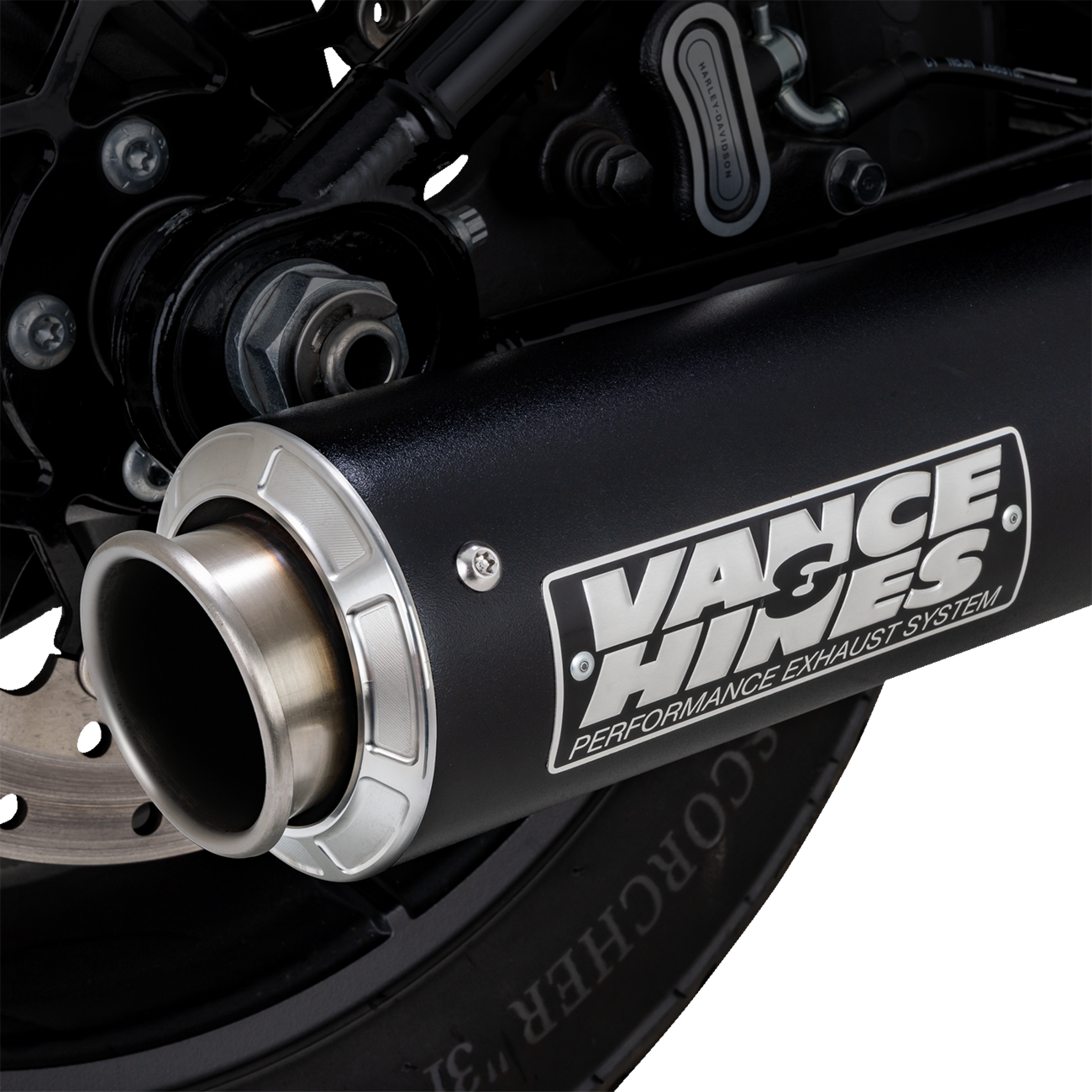 Vance & Hines 4" Supersport Black Slip On Muffler fits 2025 Harley Softail M8