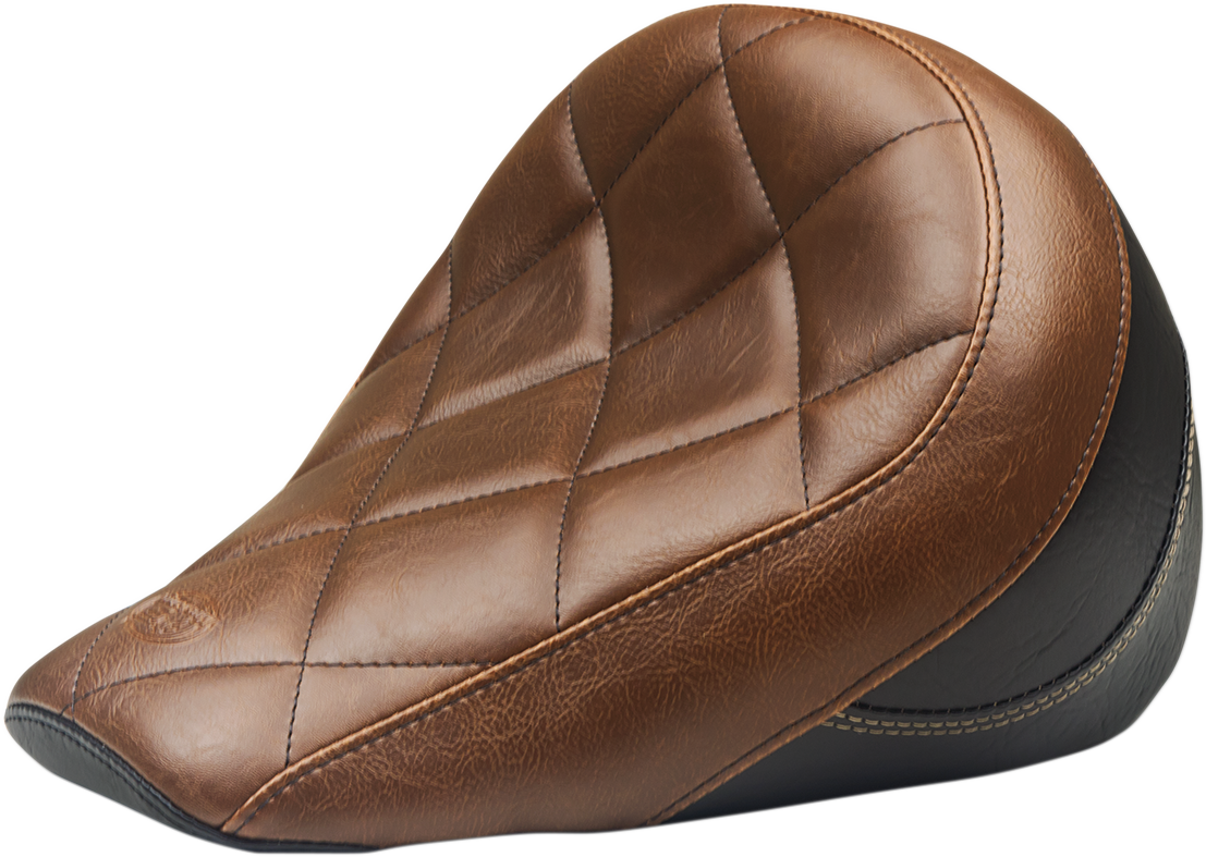 Mustang Brown 13" Extended Solo Seat 2018-2024 Indian Scout Bobber Rogue