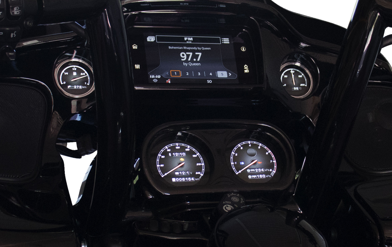 Koso HD-03X TFT Electronic Multi-Function Gauge Set for 2014-2023 Harley Touring