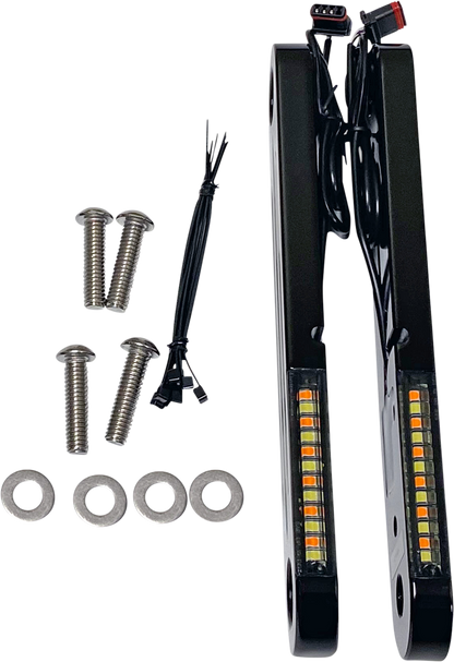 Custom Dynamics ProBeam Front Turn Signal Light Strips 1996-2024 Harley Touring