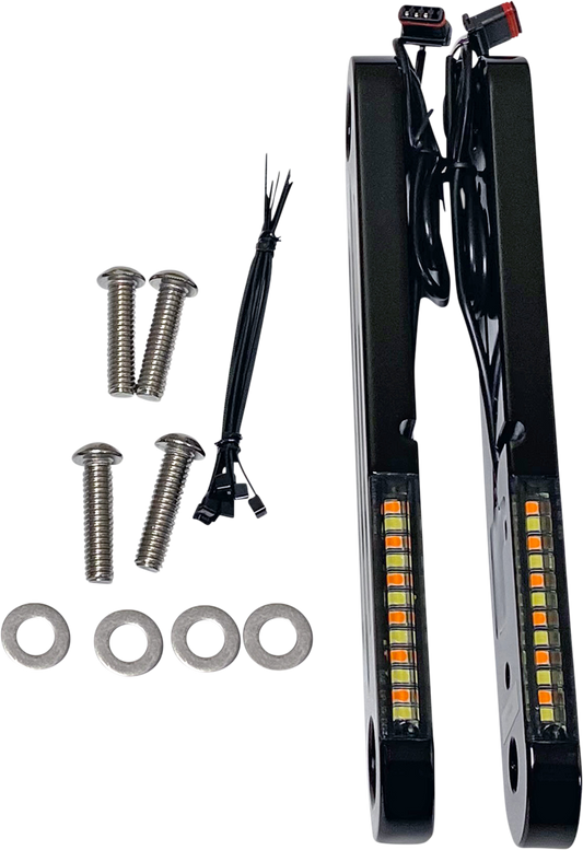 Custom Dynamics ProBeam Front Turn Signal Light Strips 1996-2024 Harley Touring