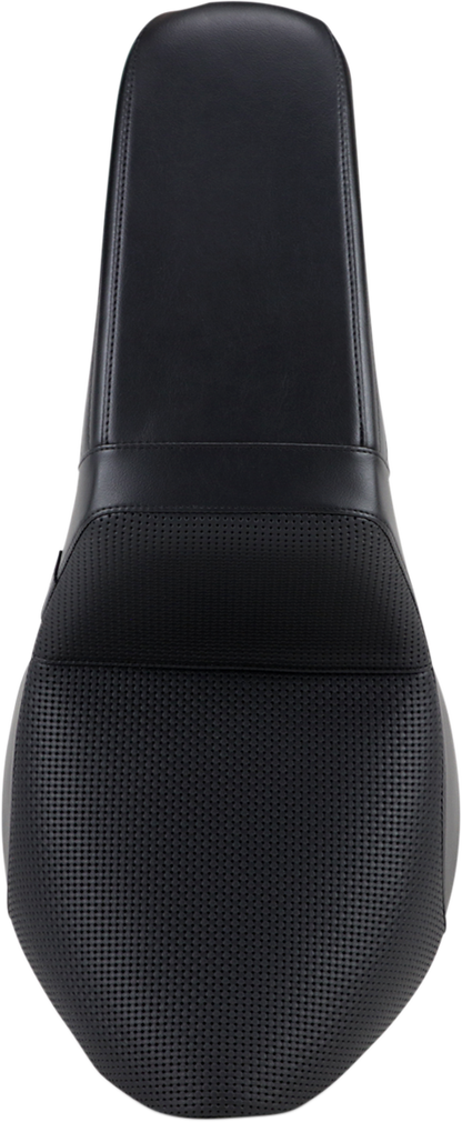 Le Pera Kickflip Basketweave 2-Up Seat for 2018-2025 Harley Softail FXLR FLSB