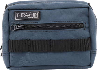 Thrashin Supply Blue Motorcycle Handlebar Storage Bag Harley Davidson THB-0023