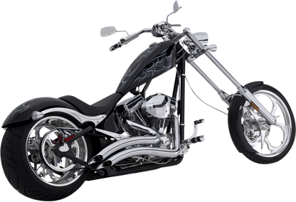 Vance & Hines Chrome Big Radius 2-Into-2 Motorcycle Exhaust 2006-2010 Big Dog
