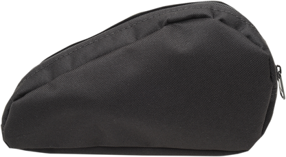 Drag Specialties Black Textile Zipper Tear Drop Tool Box Left Side Pouch