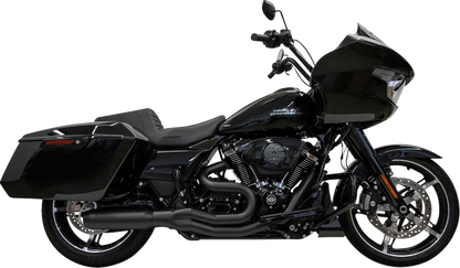 Bassani Super Bike 2-1 Mid-Length Exhaust System for 2017-2025 Harley Touring M8