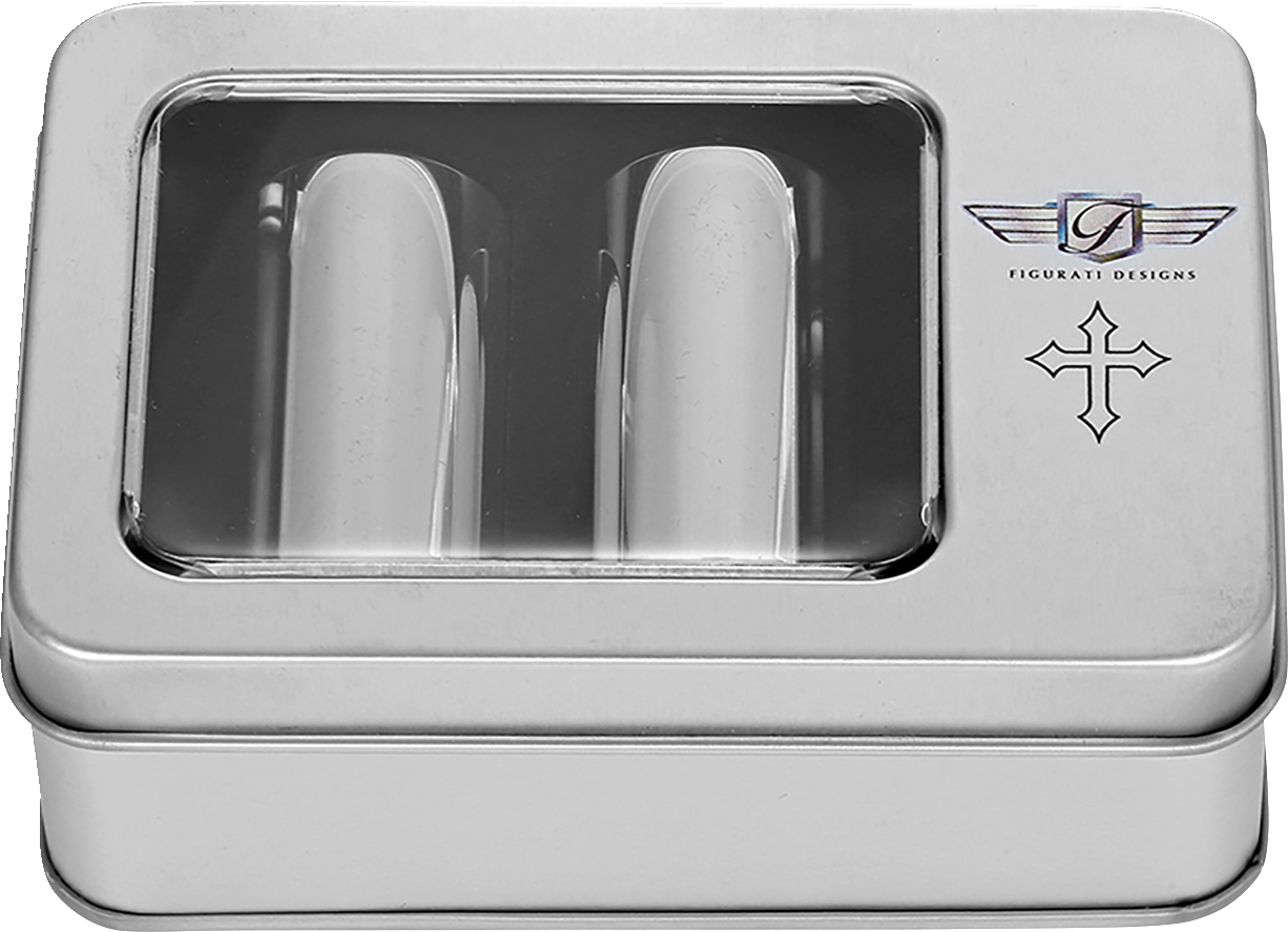Figurati Designs Cross Long Magnetic Docking Hardware Covers for Harley Davidson