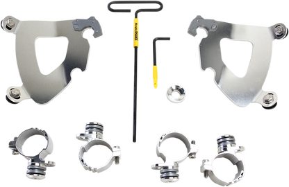 Memphis Shades Gauntlet Fairing & Polished Mount Kit 2011-2019 Harley Sportster