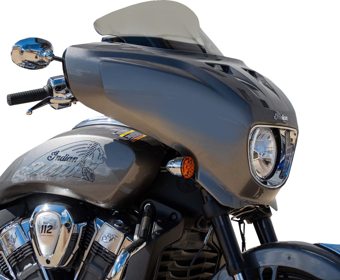 Klock Werks 9" Flare Tint Windshield fits 2025-2026 Indian Powerplus Models