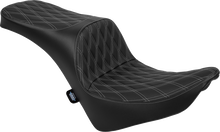 Drag Specialties Freedom Silver Diamond Seat fits 2018-2025 Harley Softail M8