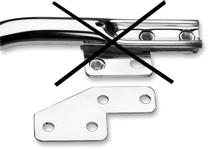 Cycle Visions License Plate Bar Eliminator 1997-2008 Harley Touring Models