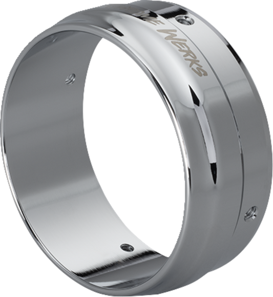 Khrome Werks 4.5" Chrome Exhaust Muffler Race End Cap Tip for Harley Davidson