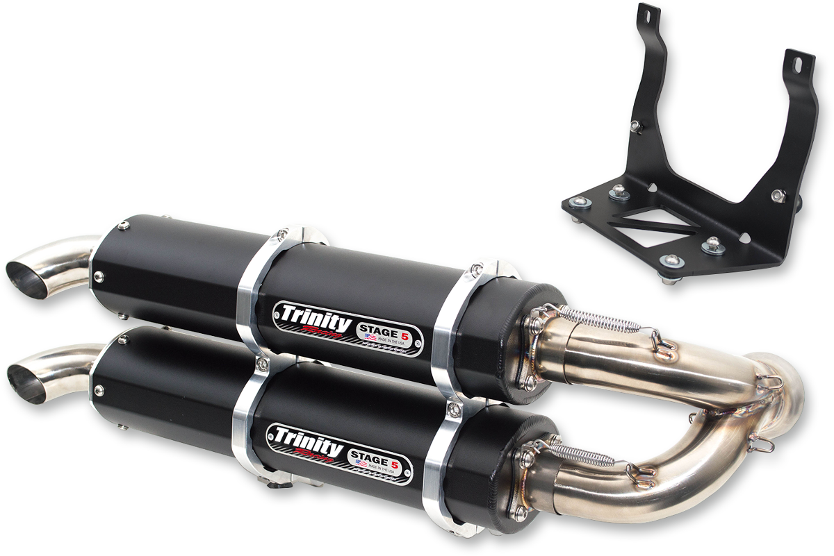 Trinity Racing Stage 5 Exhaust Muffler 2017-2023 Can-Am Maverick X3 Turbo 900