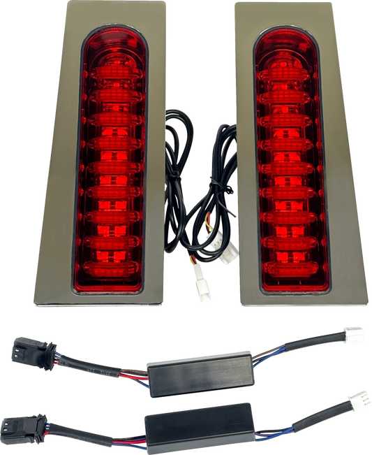 Custom Dynamics ProBEAM Chrome Fillerz Lights for 2023-2025 Harley Touring FLHX