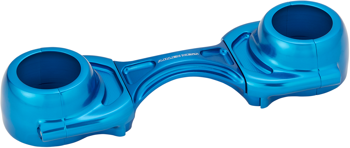 Arlen Ness Method Blue Front 39mm Fork Brace for 1999-2005 Harley Dyna FXDWG FXD