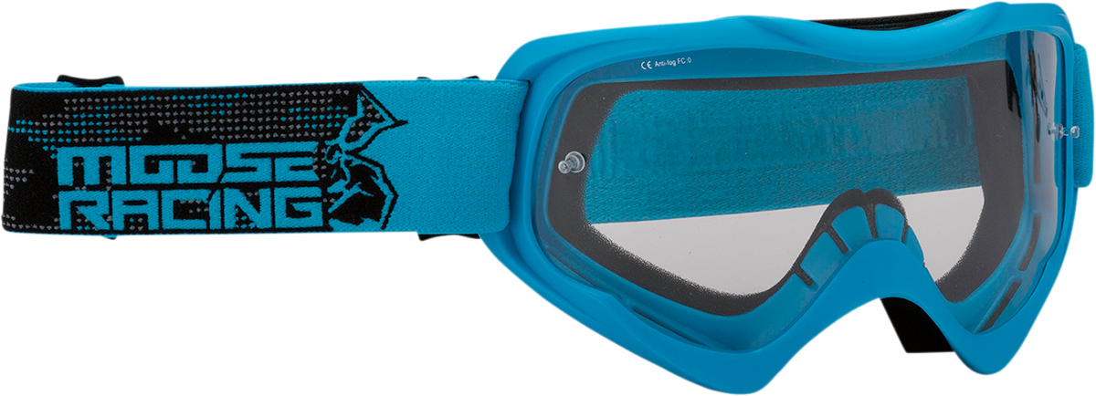 Moose Qualifier Agroid Blue Unisex Motorcycle Riding Dirt Bike Racing Goggles MX