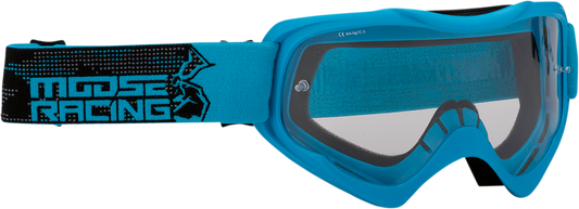 Moose Qualifier Agroid Blue Unisex Motorcycle Riding Dirt Bike Racing Goggles MX