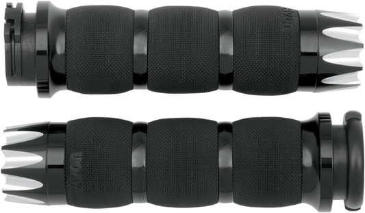 Avon Excalibur Air 1" Cable Handlebar Grips for 1980-2022 Harley Dyna Touring