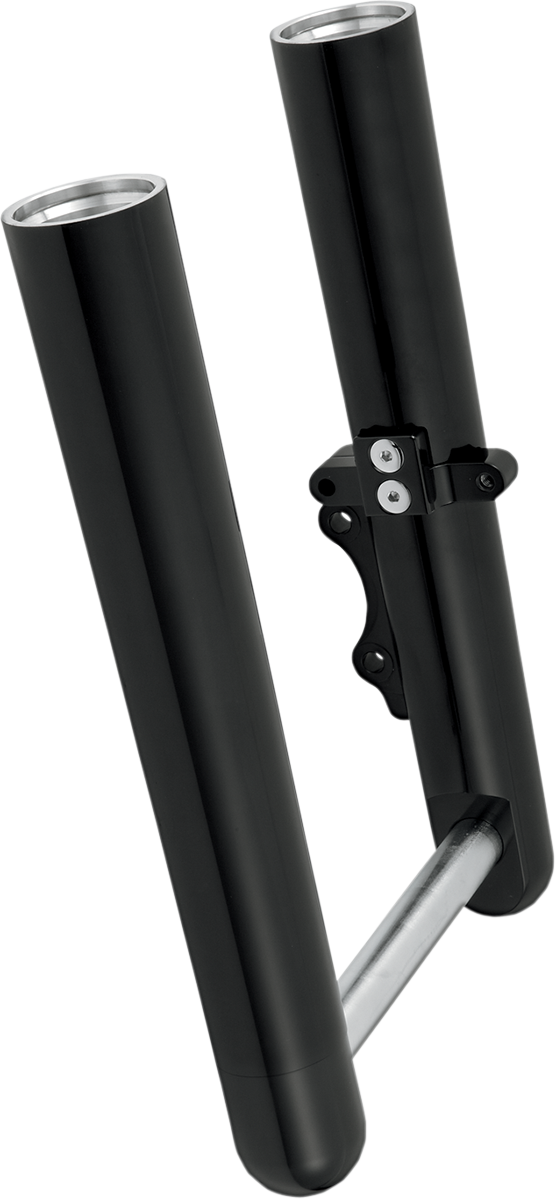 Arlen Ness Hot Legs Black Dual Disc Front Lower Fork Legs 2014-23 Harley Touring
