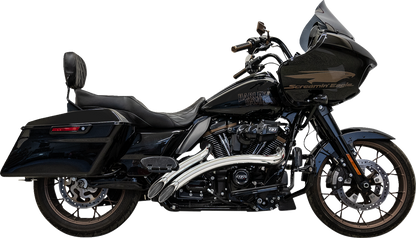 Bassani 2-2 Radial Chrome Exhaust System fits 2019-2023 Harley Touring FLTR FLHX
