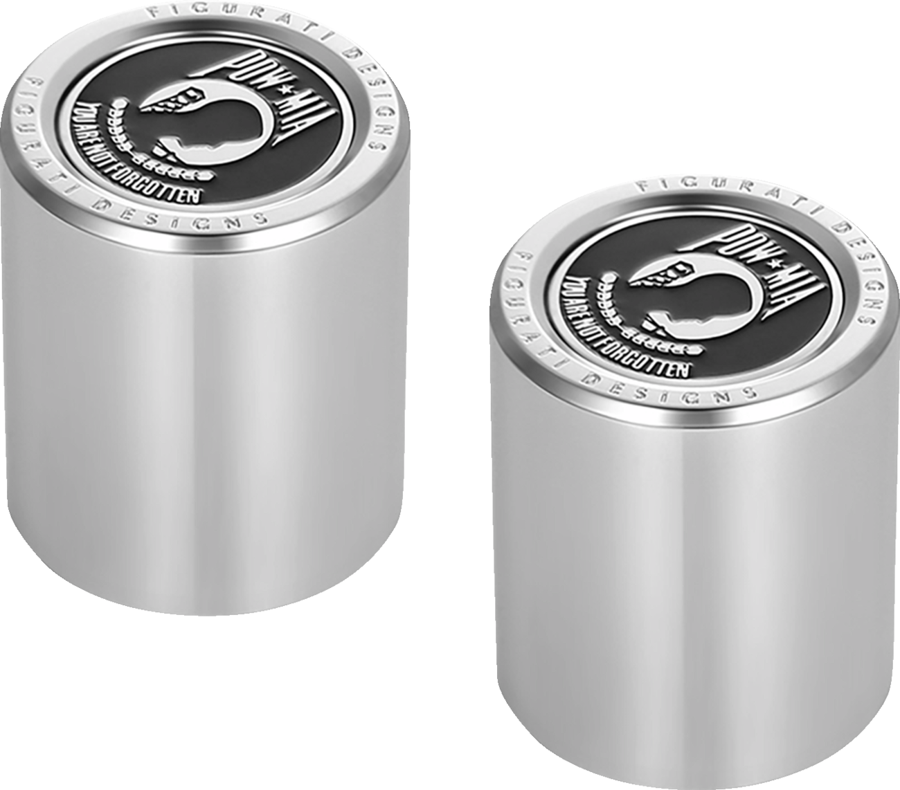 Figurati POW-MIA Medium Magnetic Docking Hardware Covers for Harley