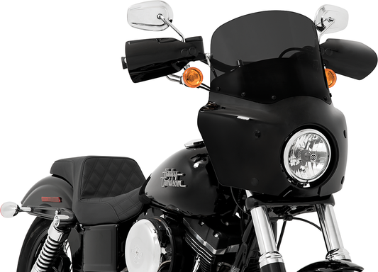 Memphis Shades Dark Smoke Black 11" Road Warrior Front Fairing Windshield