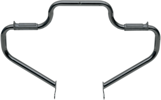 Lindby Multibar Black 1-1/4" Highway Bar Engine Guard 00-13 Harley Softail FXST