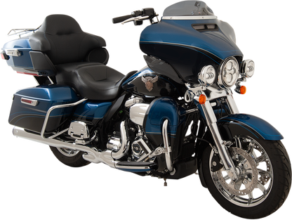 Klock Werks 4" Super Low Dark Smoke Fairing Windshield 2014-2023 Harley Touring