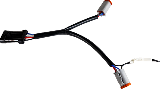 Custom Dynamics Shark Demon Headlight Wire Harness 2014-2024 Harley Road Glide