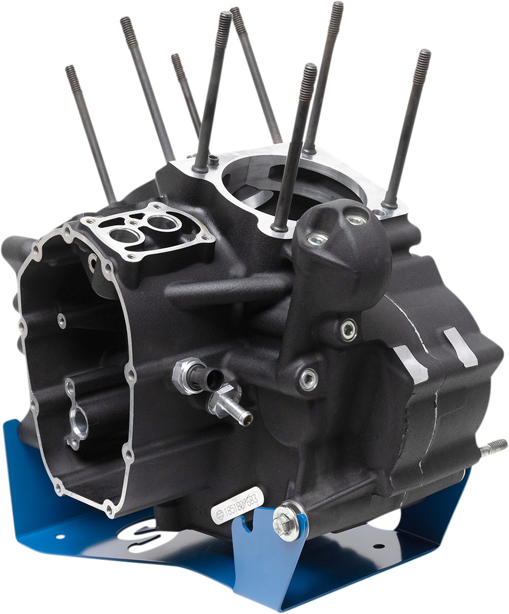 S&S Blue Milwaukee Eight Motorcycle Engine Motor Stand 2017-2023 Harley M8
