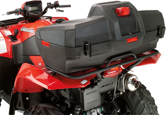 Moose Black Lockable Trailblazer Rear Storage Rack Cargo Trunk & Brake Light