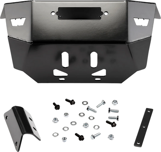 Warn Black Powder Coated Front UTV Bumper 2018-2021 Polaris RZR XP Turbo S 4x4