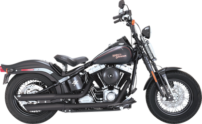 Vance & Hines Twin Slash 3" Slip On Mufflers for 2010-2017 Harley Softail FLST