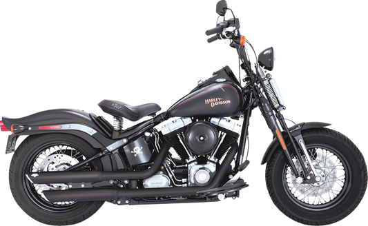 Vance & Hines Twin Slash 3" Slip On Mufflers for 2010-2017 Harley Softail FLST