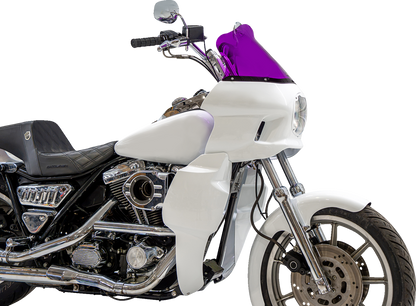Klock Werks Kolor Flare 12.5" Purple Windshield fits Saddlemen S-RT Mini Fairing