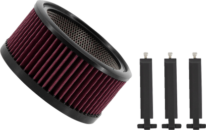 Trask Big Power Assault Charge Black Filter Kit for Harley Davidson Motorcycle