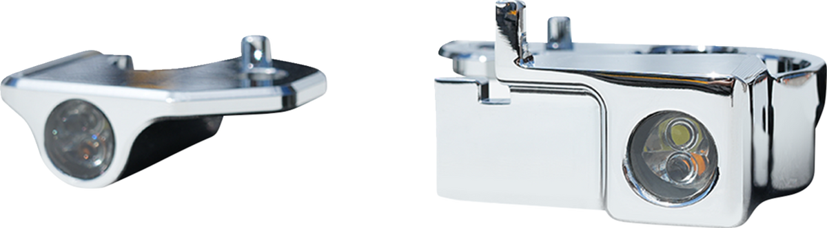 Kodlin Neowise X Front Chrome Turn Signal Light Kit for 2025-2026 Harley Softail