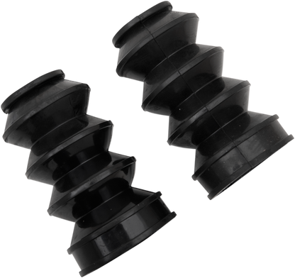 Drag Specialties 39mm Black Rubber 5" Front Fork Boots for Harley Davidson