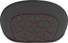 Saddlemen Mini Contour Red Tri Gripper Stitch Sissy Bar Backrest Pad for Harley