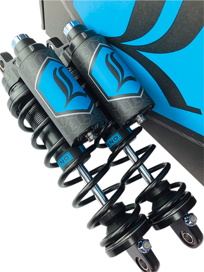 Legend Black Heavy Duty 13" Piggyback Rear Shocks 1999-2017 Harley Dyna CVO