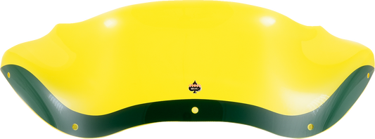 Klock Werks  8" Kolor Flare Yellow Ice Windshield 1998-2013 Harley Road Glide