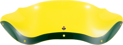 Klock Werks  8" Kolor Flare Yellow Ice Windshield 1998-2013 Harley Road Glide
