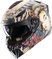Icon Threshold Odokuro Modular Full Face Unisex Adult Street Motorcycle Helmet