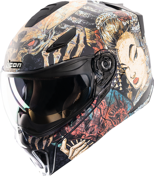 Icon Threshold Odokuro Modular Full Face Unisex Adult Street Motorcycle Helmet