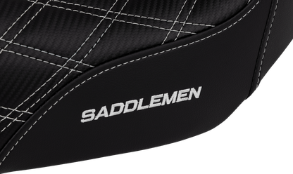Saddlemen SDC Pro Series White Lattice Gelcore Seat fits 2006-2017 Harley Dyna