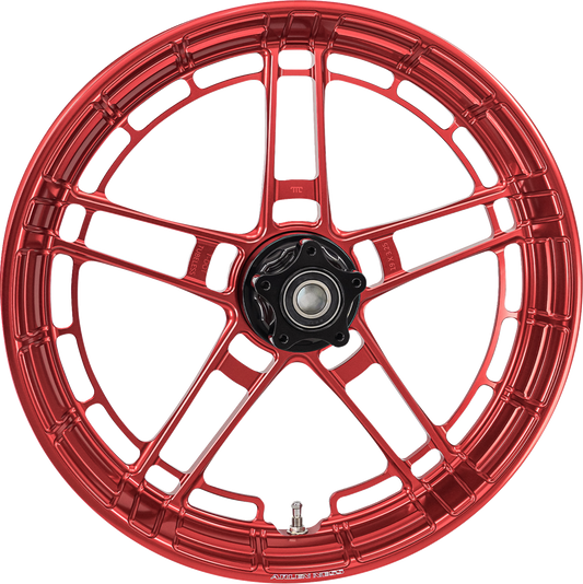 Arlen Ness Flatline Red 19" x 3.25" Front Motorcycle Wheel for Harley Davidson