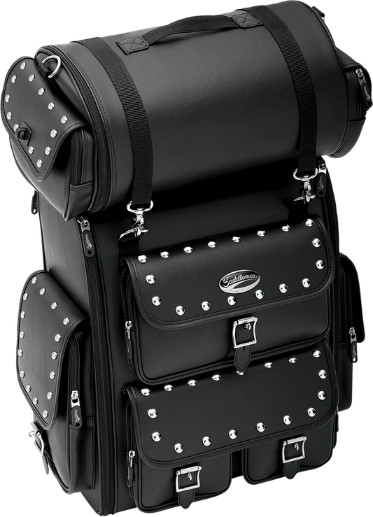 Saddlemen Desperado Studded Sissy Bar Motorcycle Touring Bag EX2200S