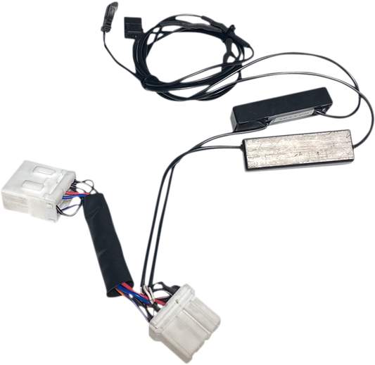 Custom Dynamics Micro Bullet Lights Wiring Adapter 1996-2017 Harley Softail FXST