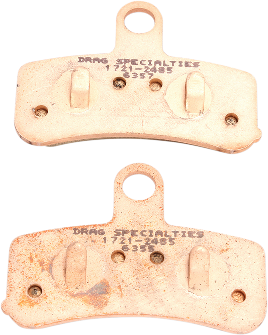 Drag Specialties Premium Sintered Metal Front Brake Pads 08-17 Harley Softail